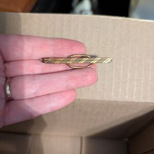Gold Tone Tie Bar
